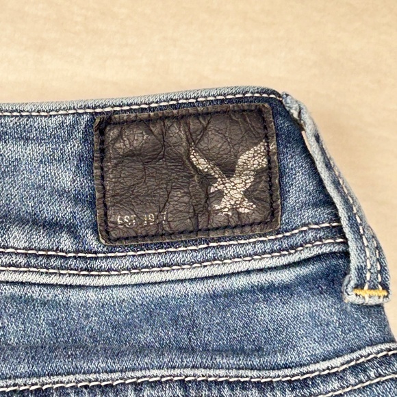 American Eagle Outfitters Womens Super Stretch Kick Boot Jeans Pants Size 2 Long - Picture 14 of 16